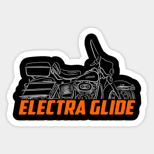 Harley-Davidson FLH 1200 1971-1978 (Touring Bag) Sticker